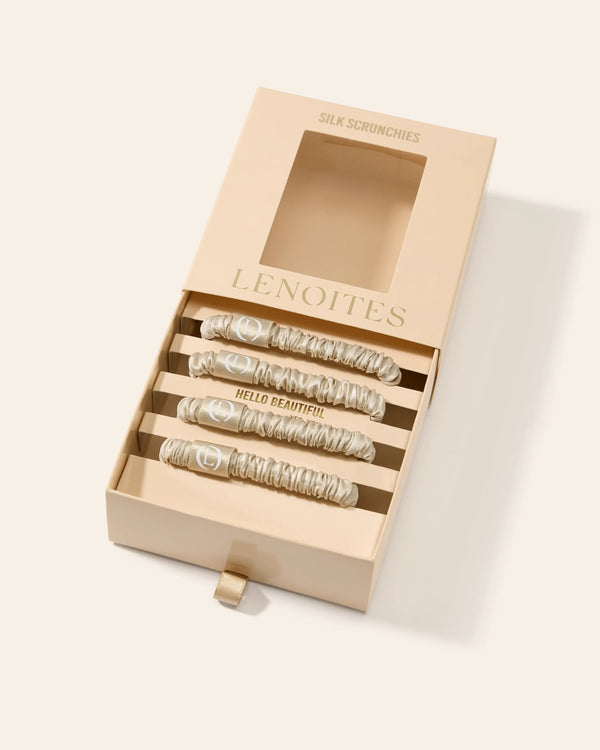 Mulberry Silk Skinny Scrunchies