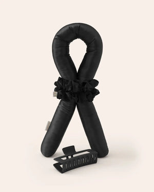 Heatless Curls in Mulberry Silk