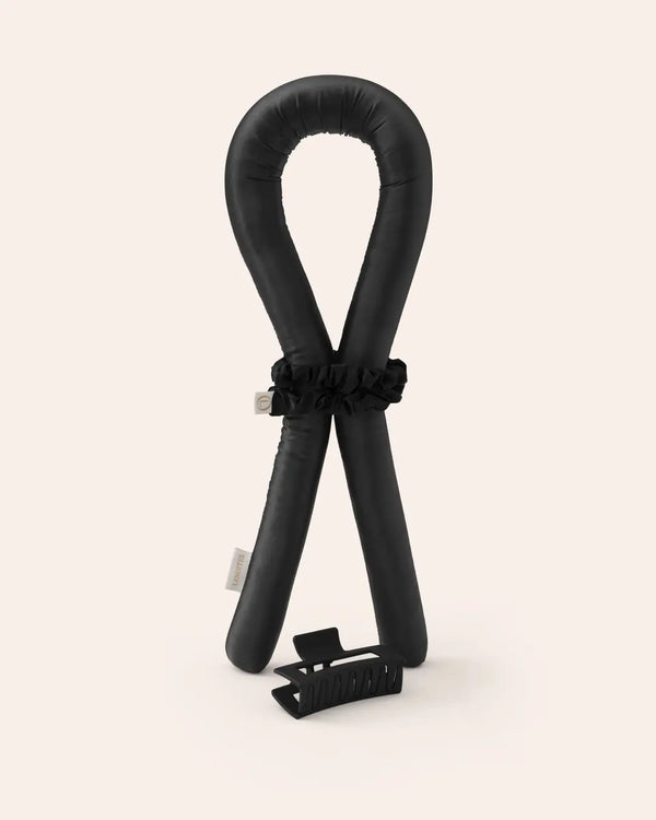 Heatless Curls in Mulberry Silk