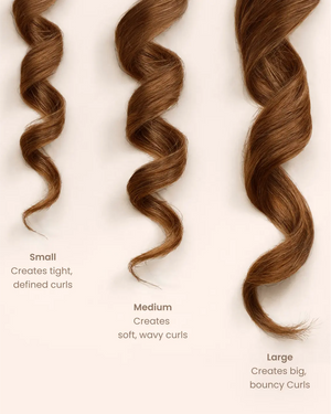 Heatless Curls in Mulberry Silk