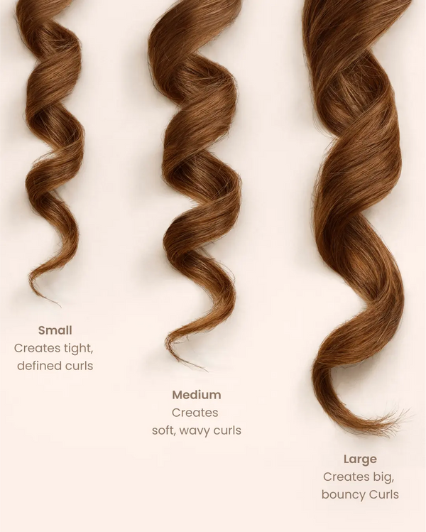 Heatless Curls in Mulberry Silk