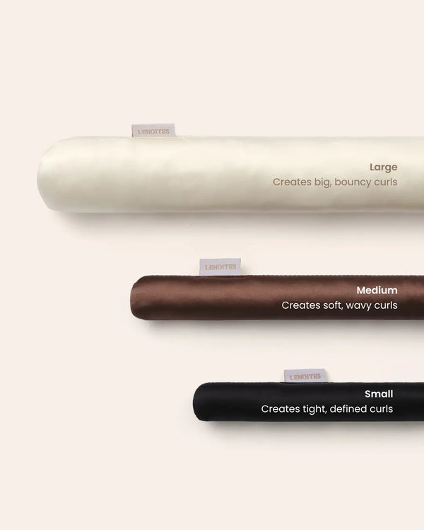 Heatless Curls in Mulberry Silk