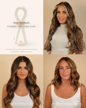 Heatless Curls in Mulberry Silk