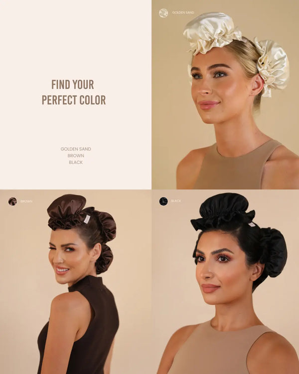 Heatless Curl Rods with Caps 3-Pack