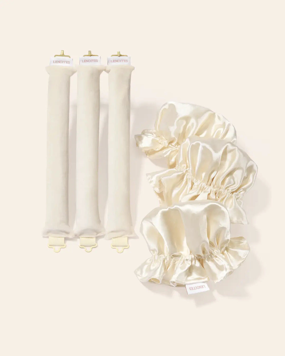 Heatless Curl Rods with Caps 3-Pack