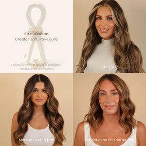 Heatless Curls in Mulberry Silk