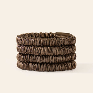 Mulberry Silk Skinny Scrunchies