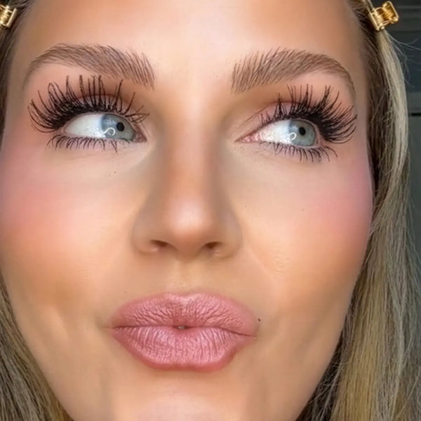 Final result with PowerLash Growth Serum Mascara