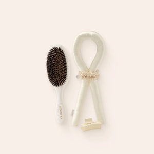 Heatless Curls + Wild Boar Hair Brush Set