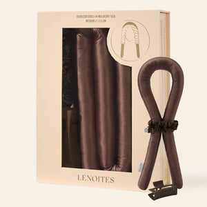 Heatless Curls in Mulberry Silk