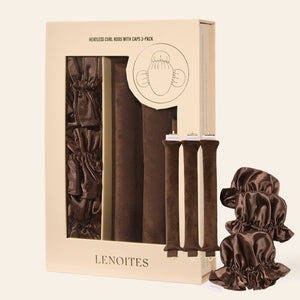 Heatless Curl Rods with Caps 3-Pack