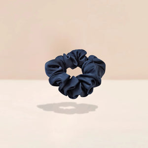 Mulberry Silk Scrunchie in Blue