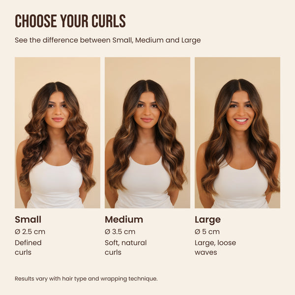 Heatless Curls in Mulberry Silk