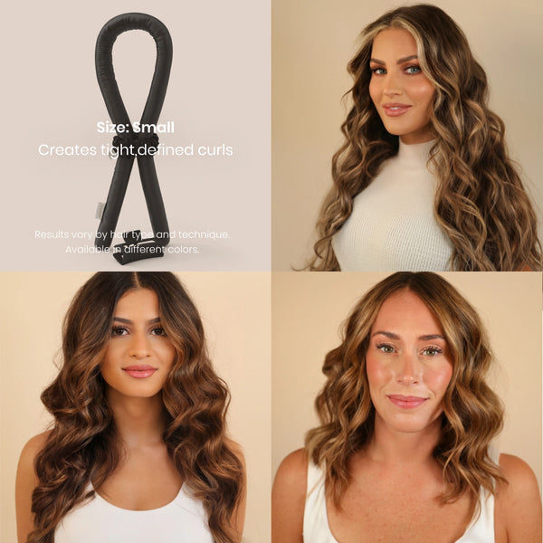 Heatless Curls in Mulberry Silk